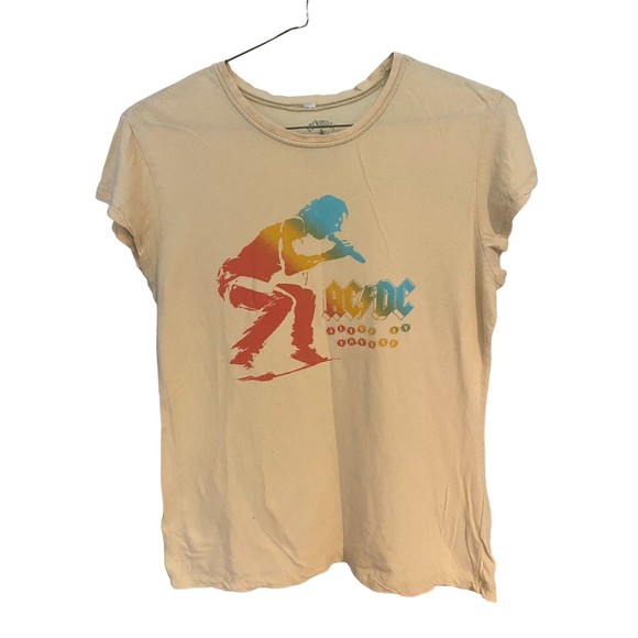 Rockware | Shirts | Rock Ware Womens Xl Graphic T Shirt Ac Dc Alive In ...
